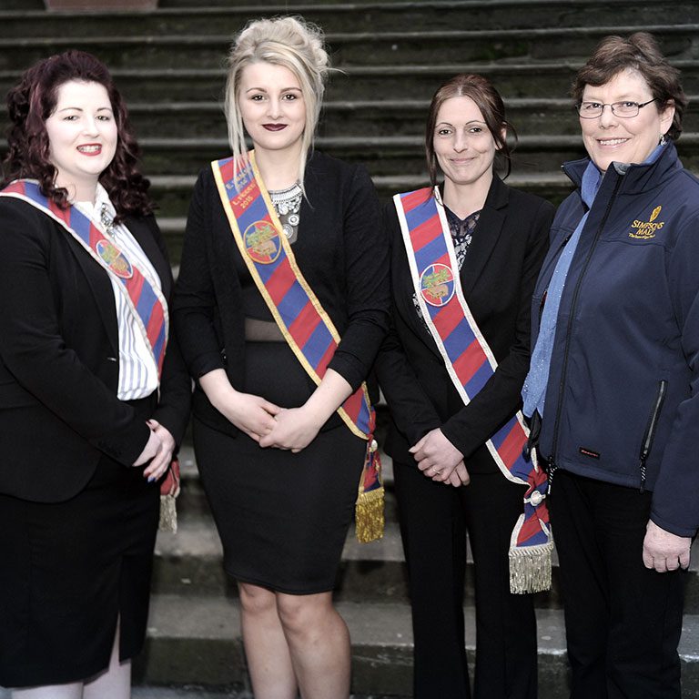 Simpsons Malt employee with Berwick Riders Association